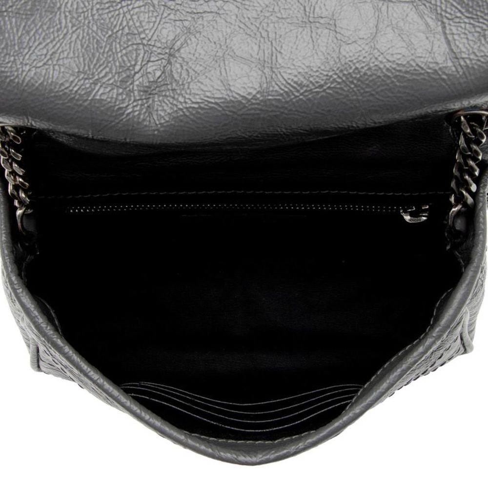 Saint Laurent Crinkled Calfskin Monogram Niki Chain Wallet - Picture 7 of 15